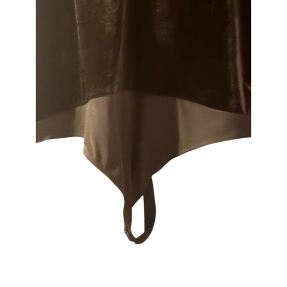 Express Bodysuit Black Velveteen XL Thong Style Long Sleeve Whimsy Goth - Picture 5 of 7